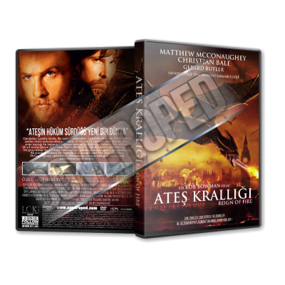 Ateş Krallıgı - Reign of Fire - 2002 Türkçe Dvd Cover Tasarımı